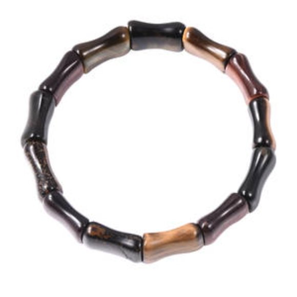 South African Tiger's Eye Stretch Bracelet 150.50 ctw - Picture 3 of 5